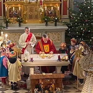 Aussendung der Sternsinger